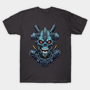 Cyborg Heads S03 D97 T-Shirt